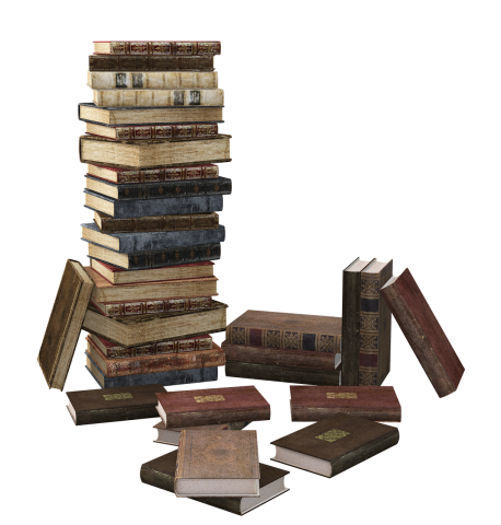 A stack of books