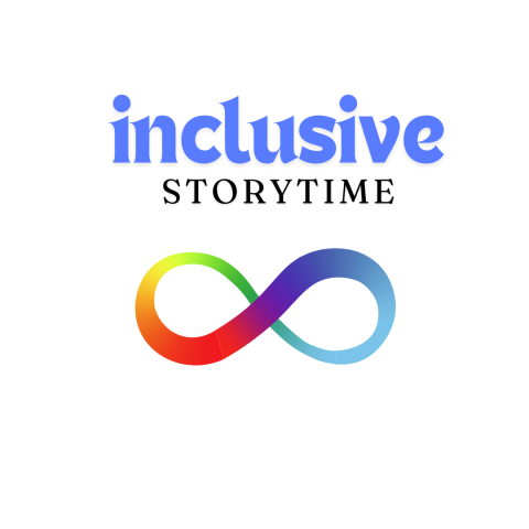 inclusive storytime with infinity symbol