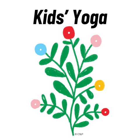Plant with the words Kids' Yoga