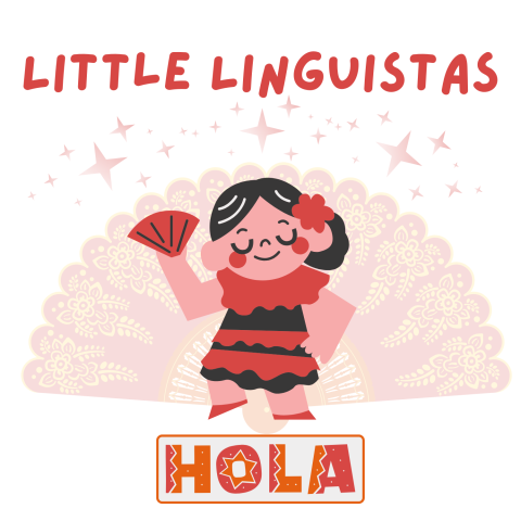 Girl in Flamenco Outfit with a fan