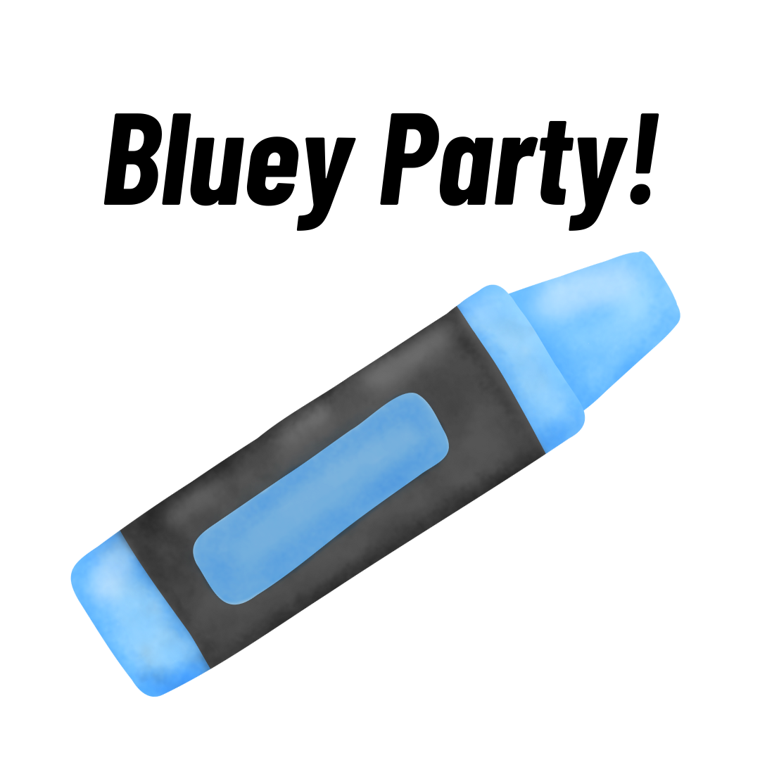 Blue crayon
