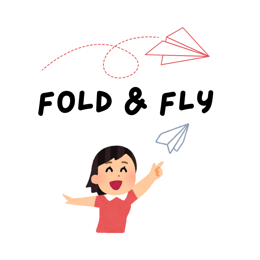 Child throwing a paper airplane