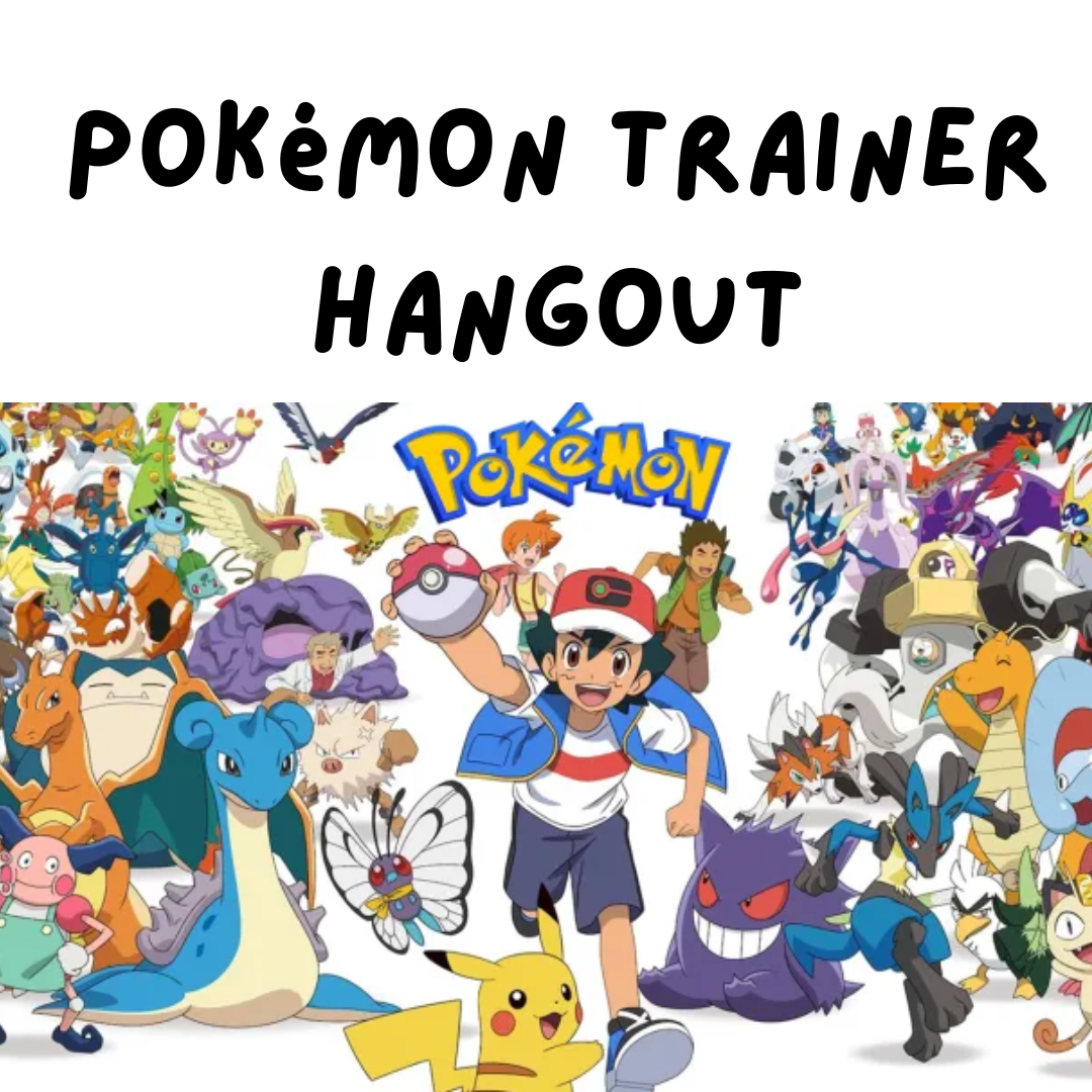 Ash Ketchum with various pokemon in background